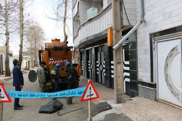 ۴۷۰ انشعاب جدید فاضلاب در خوی نصب شد