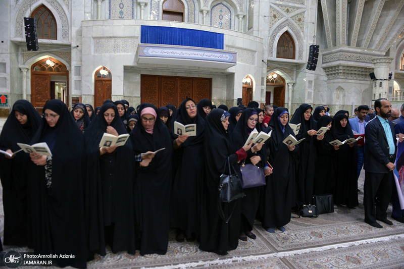 تجدید میثاق مسئولان و فعالان موسسات و تشکل های مردمی قرآن و عترت سراسر کشور با آرمان های حضرت امام(س)