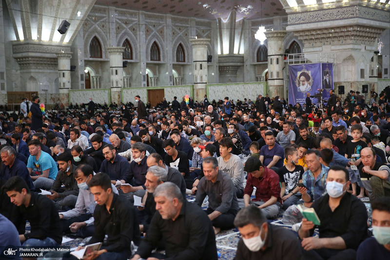 مراسم احیای شب بیست و سوم ماه رمضان در حرم مطهر امام خمینی (س)