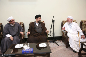 دیدارجمعی از علمای اهل سنت کشور سوریه با سید حسن خمینی