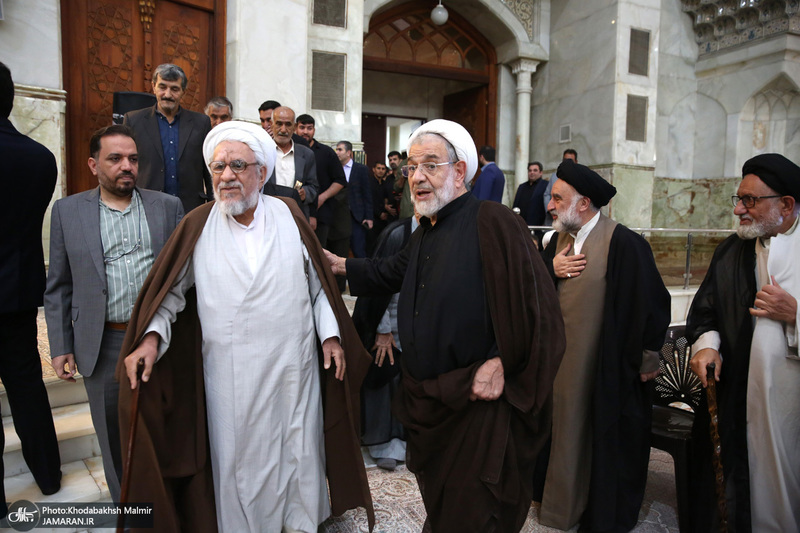 مراسم چهلمین روز در گذشت نوه قدرت الله علیخانی در حرم مطهره امام خمینی (س)