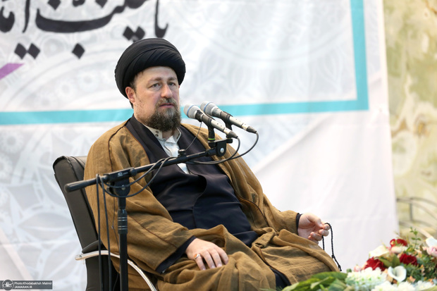 سید حسن خمینی: زمانه بر سر جنگ است، یا علی(ع) مددی/ امروز بتی بزرگتر از رژیم منحوس صهیونیستی وجود ندارد