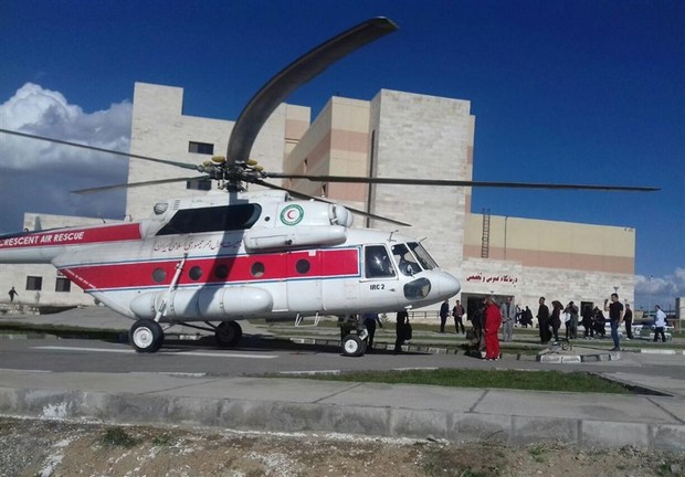 ۴۵ بیمار توسط اورژانس هوایی استان لرستان به مراکز درمانی منتقل شدند