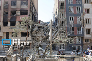 حمله رژیم صهیونیستی به مناطق مسکونی تهران + تصاویر