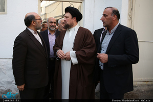 دیدار اعضای هیات رییسه و مدیران استانی دانشگاه آزاد اسلامی با سید حسن خمینی