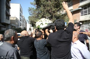 مراسم تشییع ثمینه باغچه‌بان