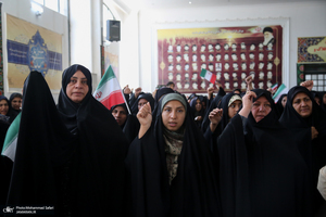 مراسم هفتمین روز شهادت سرلشگر پاسدار شهید مجید خادمی در روستای امیر حاجیلو - فسا