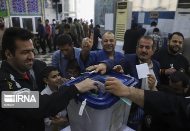 حضور صابئین همگام با برادران مسلمان درپای صندوق رای