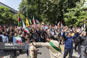 تشییع پیکر مطهر خانواده شهید حمله تروریستی رژیم صهیونیستی در ساری