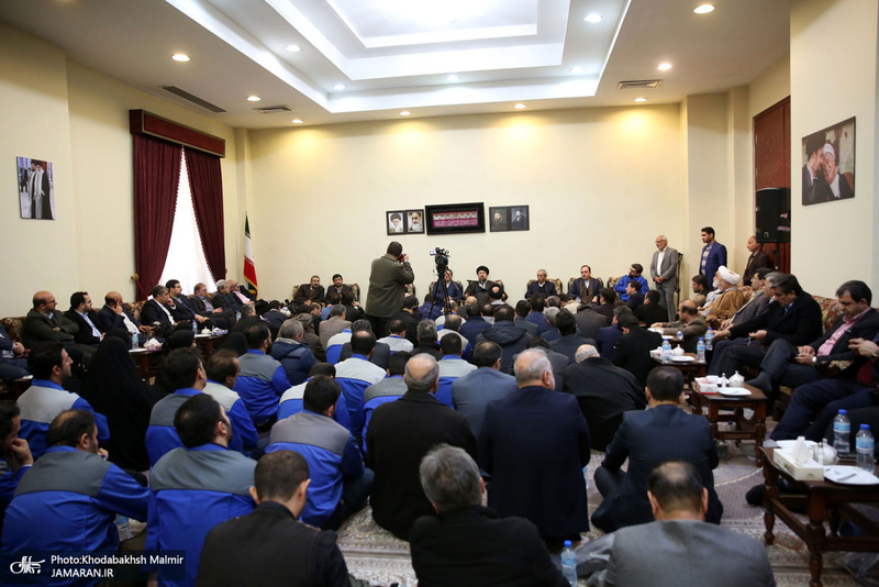 دیدار وزیر ، معاونان و کارکنان وزارت صمت با سید حسن خمینی