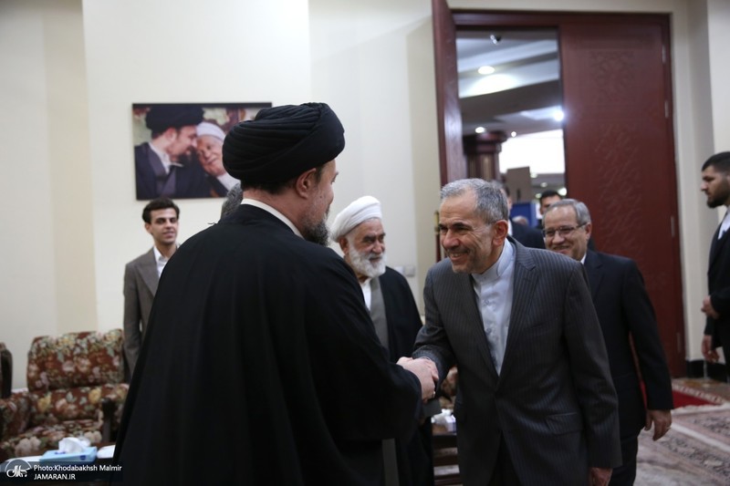 مراسم تجدیدمیثاق وزیر و معاونان وزارت امور خارجه با آرمان‌های امام خمینی