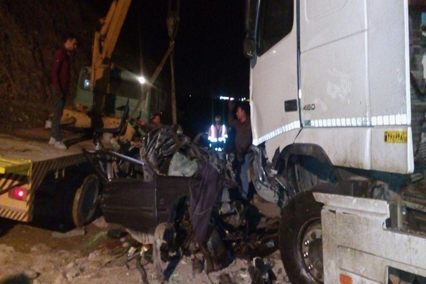 حادثه رانندگی شب گذشته  در مشگین شهر 2 کشته برجای گذاشت