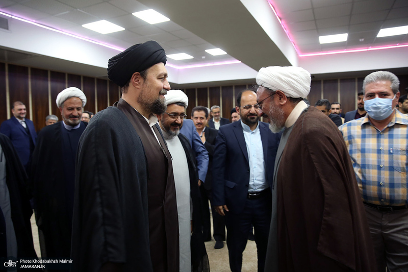 دیدار نوروزی سید حسن خمینی با کارکنان موسسه تنظیم و نشر آثار امام خمینی (س)