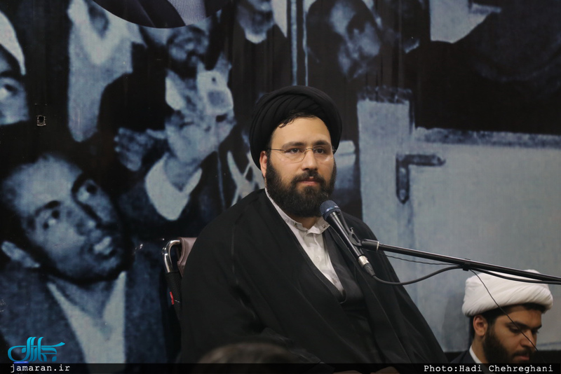 دیدار انجمن اسلامی دانشجویان دانشگاه شهید بهشتی با سید علی خمینی 