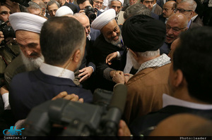 دیدار مسئولان نظام، مهمانان کنفرانس وحدت اسلامی و سفرای کشورهای اسلامی با رهبر معظم انقلاب 