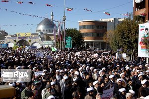 راهپیمایی مردمی در حمایت از اقتدار و امنیت کشور در شهرهای مختلف + تصاویر