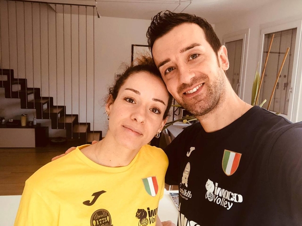 تقابل زن و شوهری در فینال والیبال قهرمانی جهان!