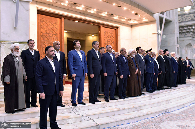 تجدید میثاق رئیس‌جمهور و اعضای دولت با آرمان‌های حضرت امام خمینی - 1