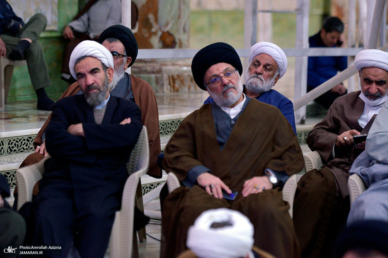 مراسم شب میلاد حضرت زهرا (س) و فرزند برومندش حضرت روح الله در حرم امام خمینی