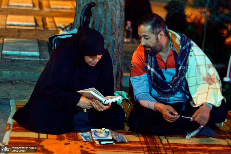 احیای شب نوزدهم ماه رمضان در گلزار شهدای بهشت زهرا (س)