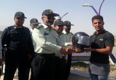 برگزاری رزمایش  موتورسواران قانونمند در پلدختر