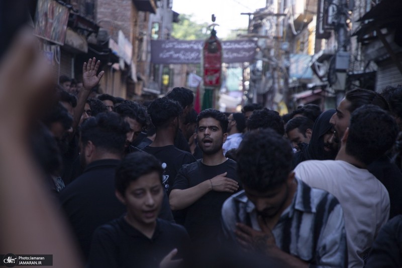 دسته عزاداری سنتی در کشمیر ھند