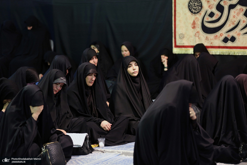 مراسم عزاداری هیئت «حسین جانم» در حسینیه جماران