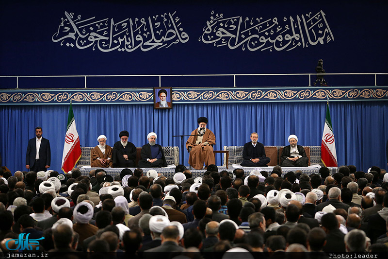 دیدار مسئولان نظام، مهمانان کنفرانس وحدت اسلامی و سفرای کشورهای اسلامی با رهبر معظم انقلاب 