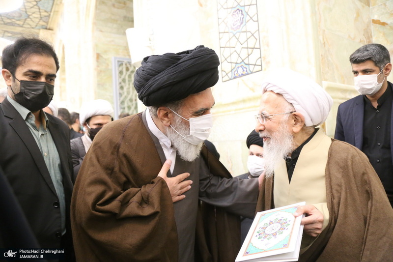 مراسم بزرگداشت همسر آیت الله جوادی آملی در مسجد اعظم قم
