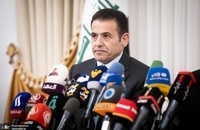 نشست خبری مشترک علی لاریجانی با قاسم الاعرجی، مشاور امنیت ملی جمهوری عراق (7)