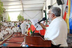 مراسم برائت از مشرکان زائران ایرانی در عرفات