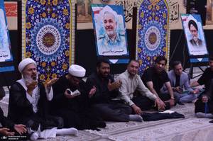 مراسم شام غریبان شهادت امام رضا (ع) در حرم مطهر امام خمینی