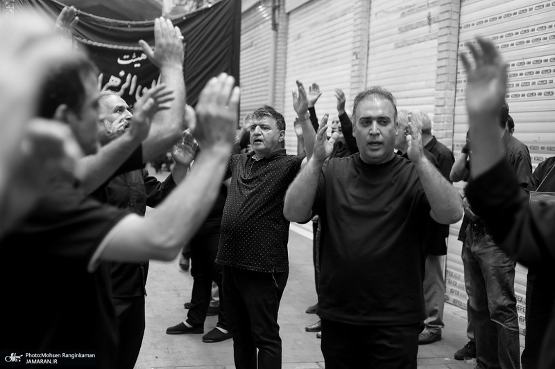 مراسم عزاداری ۲۸ صفر در بازار تهران