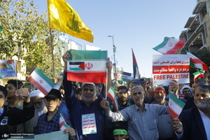 تجمع مردمی در حمایت از کودکان و زنان غزه در قم