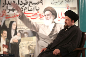 پشت صحنه برنامه تلویزیونی «صف اول» با حضور سید حسن خمینی