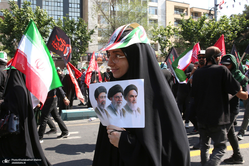 مراسم تشییع پیکر مطهر رهبر شهید انقلاب در تهران -6