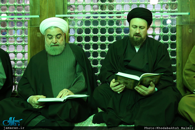 تجدید میثاق رئیس جمهور و اعضای هیئت دولت با آرمان های حضرت امام(س) 