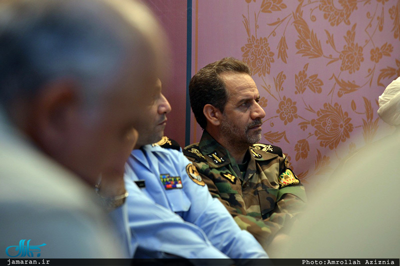 تجدید میثاق مسئولان سازمان عقیدتی سیاسی ارتش با آرمان‌های حضرت امام(س)