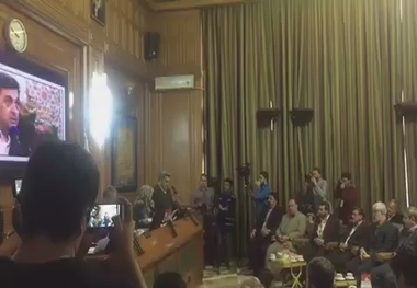  مراسم ادای سوگند پیروز حناچی شهردار جدید تهران