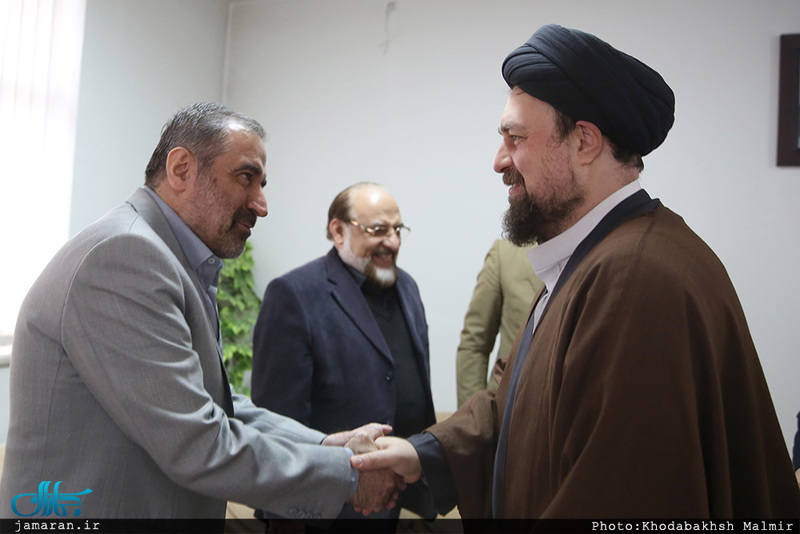 دیدار جمعی از اعضای شورای مرکزی حزب مؤتلفه با سید حسن خمینی 