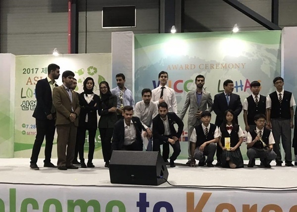 درخشش تیم مخترعان جوان خوزستان در ششمین دوره مسابقات اختراع کره جنوبی