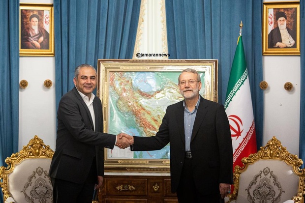 وزیر کشور پاکستان با علی لاریجانی دیدار کرد + تصاویر