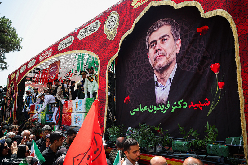 مراسم تشییع شهدای جنگ تحمیلی رژیم صهیونیستی در تهران-7