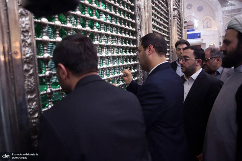 حضور وزیر جدید آموزش و پرورش در حرم مطهر امام خمینی (س)