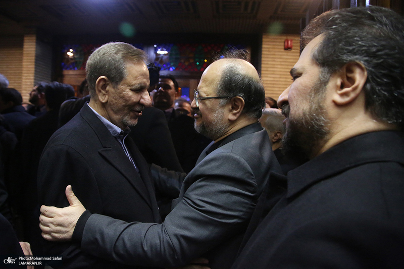 مراسم ترحیم مادر محمد شریعتمداری