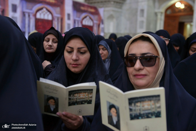 تجدید میثاق مسئولان و فعالان موسسات و تشکل های مردمی قرآن و عترت سراسر کشور با آرمان های حضرت امام(س)