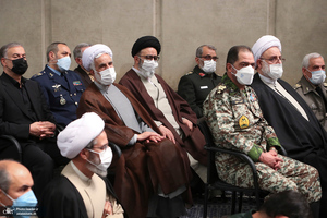 دیدار رمضانی مسئولان نظام با رهبر معظم انقلاب