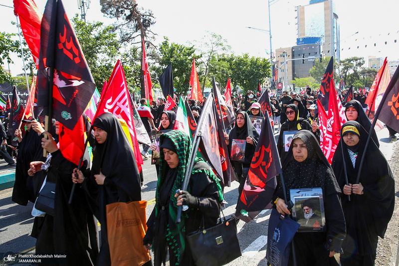 مراسم تشییع پیکر مطهر رهبر شهید انقلاب در تهران -5