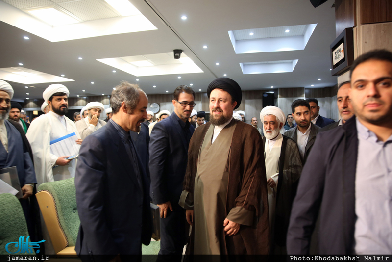 حضور سید حسن خمینی در همایش نقد روش شناسی تاریخ نگاری انقلاب اسلامی