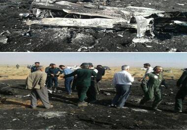  اطلاعیه سپاه درباره سقوط یک فرونده جنگنده سوخو 22 در استان فارس

